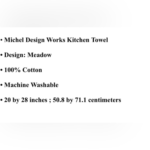 Michel Design Works The Meadow Colorful Floral Kitchen Tea Towel Set - Picture 9 of 9